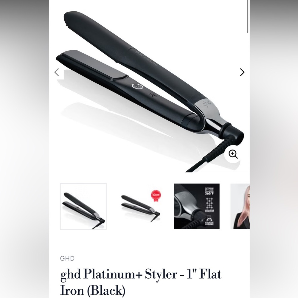 ghd Platinum 1” Flat Iron